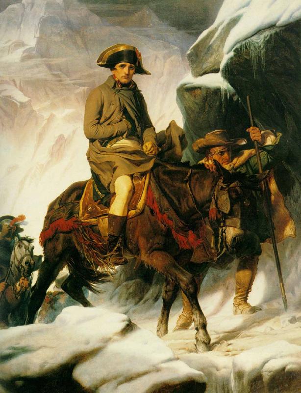 Hippolyte Delaroche Bonaparte Crossing the Alps oil painting image